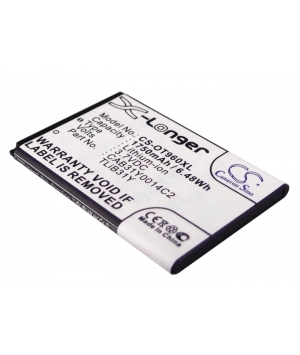 3.7V 1.75Ah Li-ion battery for Alcatel AUTHORITY
