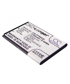 Batteria 3.7V 1.75Ah Li-ion per Alcatel AUTHORITY