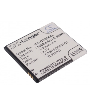 Batería 3.7V 1.8Ah Li-ion para Alcatel AK47