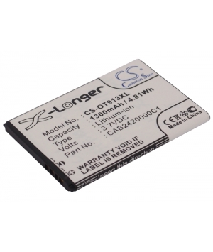 3.7V 1.3Ah Li-ion battery for Alcatel One Touch 913