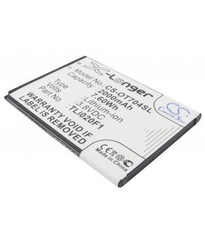3.8V 2Ah Li-ion battery for Alcatel One Touch 7040