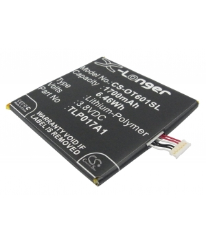 Batterie 3.8V 1.7Ah LiPo TLP017A2 pour Alcatel IDOL 2 Mini