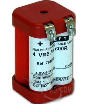 Saft 700mAh 4VREAA flange 4.8V battery Saft 700mAh 4VREAA flange 4.8V battery