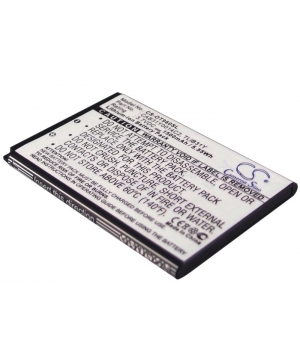 3.7V 1.5Ah Li-ion battery for Cricket AUTHORITY