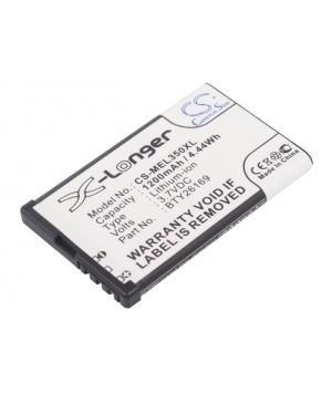 Batteria 3.7V 1.2Ah Li-ion per Emporia EL350 Dual