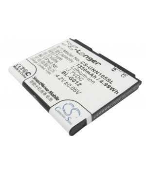 3.7V 1.35Ah Li-ion battery for GIONEE C900