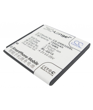 3.7V 1.55Ah Li-ion battery for GIONEE GN205