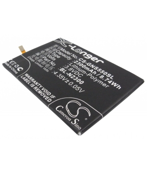 3.8V 2.3Ah LiPo battery for GIONEE GN9000