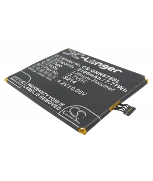 3.7V 2.1Ah LiPo battery for GIONEE GN878