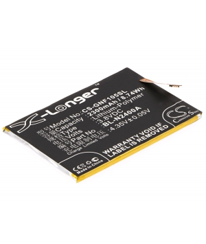 3.8V 2.3Ah LiPo battery for GIONEE F105