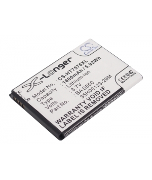 Batteria 3.7V 1.6Ah Li-ion per HTC 7 Pro
