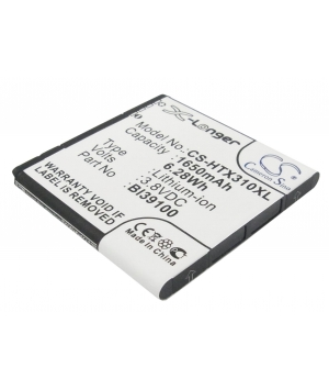 Batteria 3.8V 1.65Ah Li-ion per HTC Bass