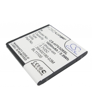 Batería 3.7V 1.6Ah Li-ion para HTC Desire Q Batería 3.7V 1.6Ah Li-ion para HTC Desire Q