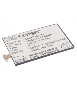 3.7V 1.8Ah LiPo battery for HTC Accord