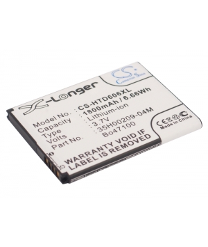 3.8V 1.8Ah Li-ion battery for HTC CP3