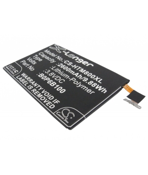3.8V 2.6Ah LiPo battery for HTC 0PAJ5