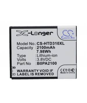 Batteria 3.8V 2.1Ah Li-ion per HTC D310 Batteria 3.8V 2.1Ah Li-ion per HTC D310