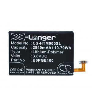 3.8V 2.84Ah LiPo battery for HTC 0PJA120