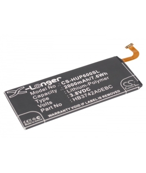 3.8V 2Ah Batería LiPo para Huawei Ascend P7 Mini