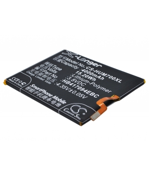 3.8V 4Ah Batería LiPo para Huawei Ascend Mate 7