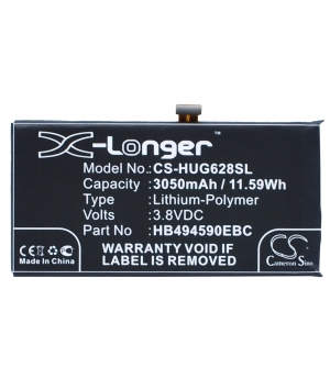 Battery 3.8V 3.05Ah LiPo for Huawei Honor 7
