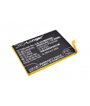 3.8V 4Ah Batería LiPo para Huawei Ascend Mate 8 3.8V 4Ah Batería LiPo para Huawei Ascend Mate 8