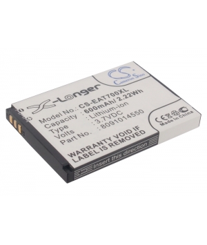 3.7V 0.6Ah Li-ion batterie für ITT Easy 7 3.7V 0.6Ah Li-ion batterie für ITT Easy 7