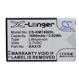 3.7V 1.6Ah Li-ion batterie für KAZAM Trooper X4.0