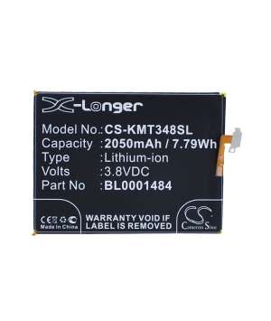 3.8V 2.05Ah Li-ion battery for KAZAM Thunder 348