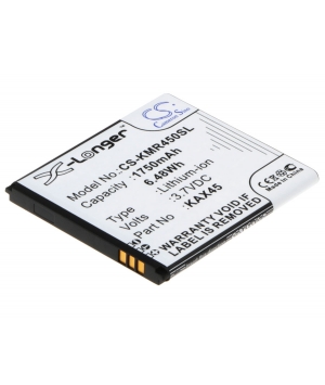3.7V 1.75Ah Li-ion battery for KAZAM TR4543049-01