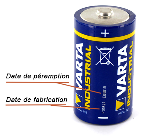 Pile Alcaline Industrial VARTA - LR20 D - Batteries4pro