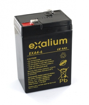 Battery Lead 6V 4Ah Exalium EXA4-6