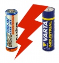 Make great savings! Alkaline battery or Rechargeable battery